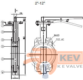 Butterfly Valve 2014w PN10/16 - Valve p2